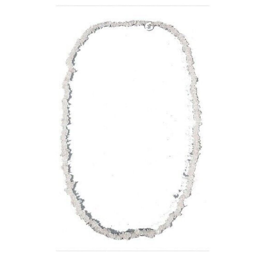 Rose Quartz Chips $34 Sz 35" Pink Single Strand Chip Necklace